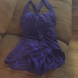 Lands End One Piece Bathing Suit